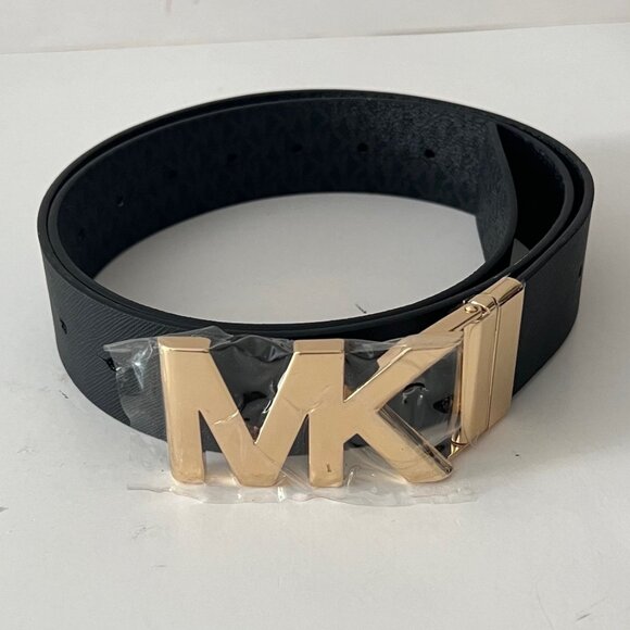 NEW Michael Kors Reversible Monogram Belt  with Logo Buckle- Unisex - Picture 10 of 15